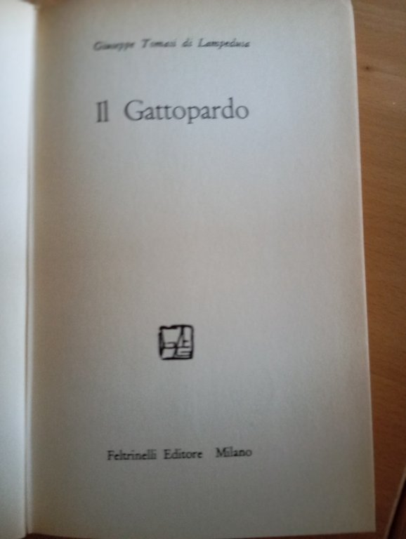 Il Gattopardo, Giuseppe Tomasi di Lampedusa, 1960, cinquantunesima edizione