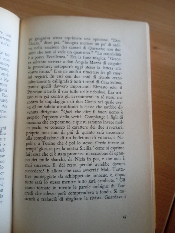 Il Gattopardo, Giuseppe Tomasi di Lampedusa, 1960, cinquantunesima edizione