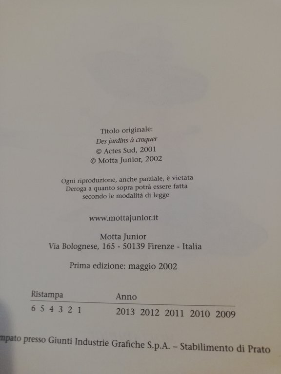 Il giardino da sgranocchiare, N. Tourdjman, 2013, Motta Junior | Immagine Gallery 12