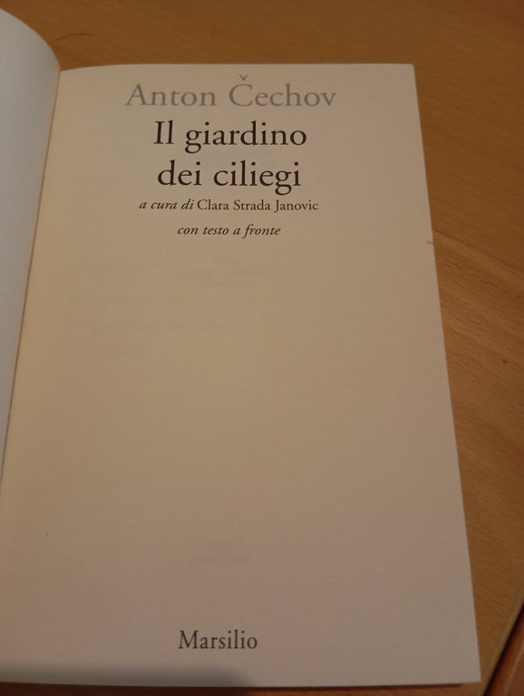 Il giardino dei ciliegi, Anton Cechov, testo originale a fronte, …