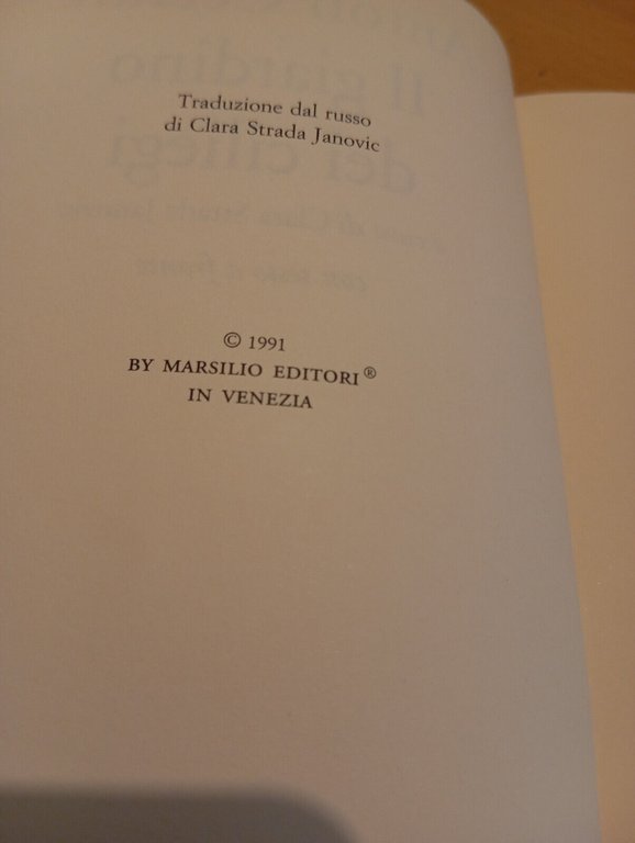 Il giardino dei ciliegi, Anton Cechov, testo originale a fronte, …