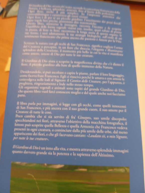 Il giardino di Dio. Armonia francescana della natura, A. Menghini, …