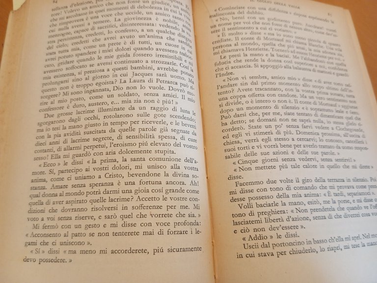 Il giglio della valle, Honoré de Balzac, BMM Mondadori, 1951, …