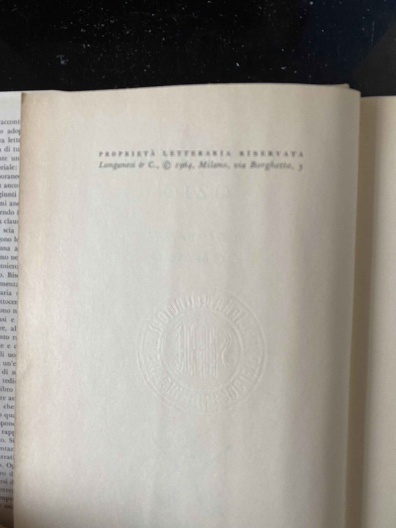 Il grande ozio, Giovanni Comisso, Longanesi, 1964