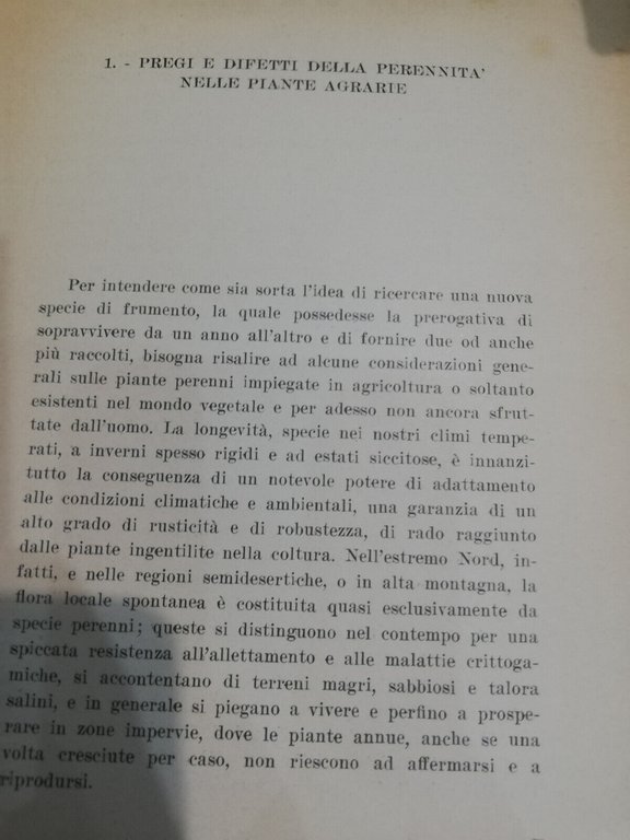 Il grano perenne, Giovani Haussmann, Edizioni Agricole