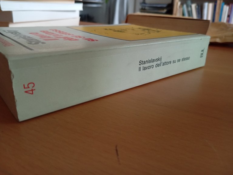 Il lavoro dell'attore su se stesso, Stanislavskij, Laterza, 19997