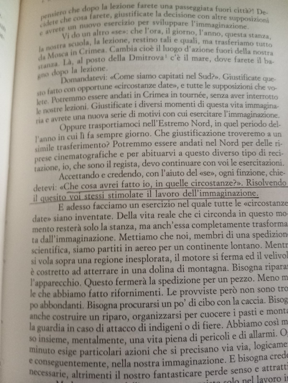 Il lavoro dell'attore su se stesso, Stanislavskij, Laterza, 19997