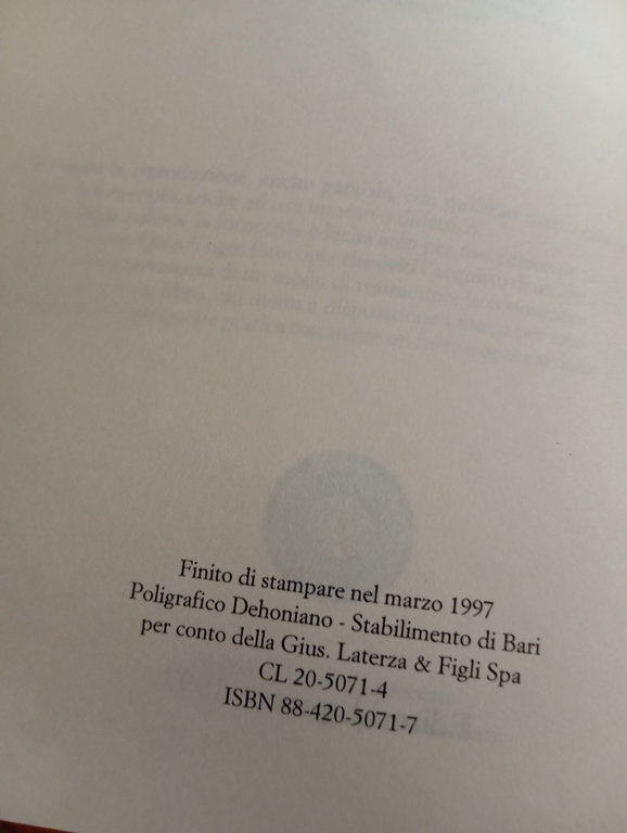 Il lavoro dell'attore su se stesso, Stanislavskij, Laterza, 19997