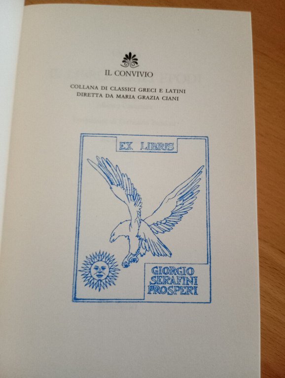 Il libro degli Epodi, Orazio, Marsilio, 1992