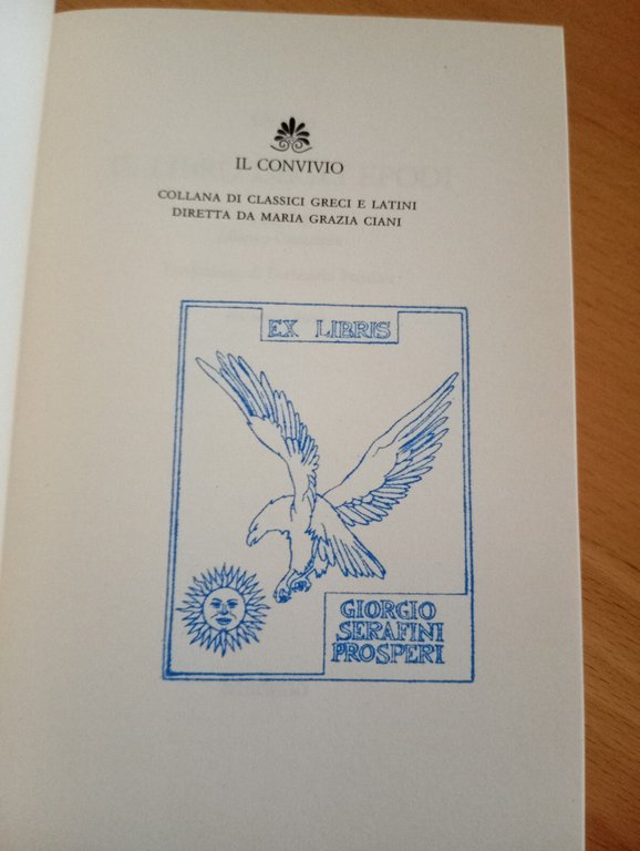 Il libro degli Epodi, Orazio, Marsilio, 1992 | Immagine Gallery 10