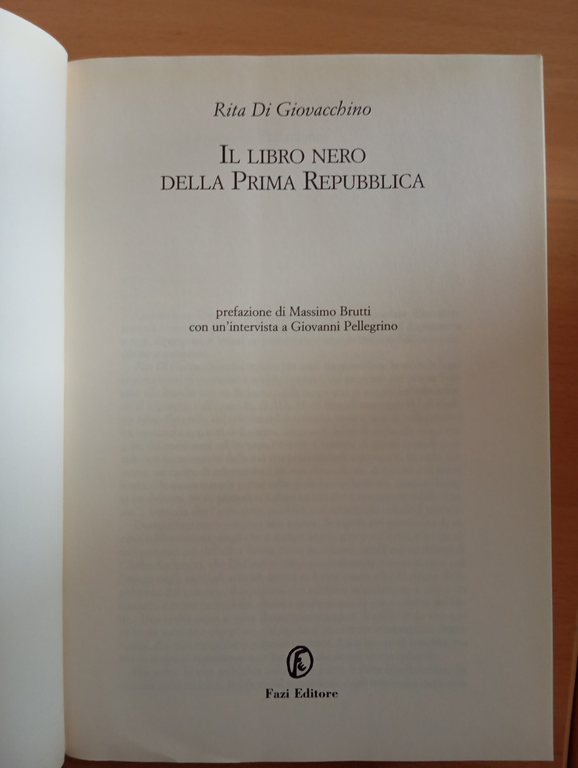 Il libro nero della Prima Repubblica, Rita di Giovacchino, Fazi, … | Immagine Gallery 6