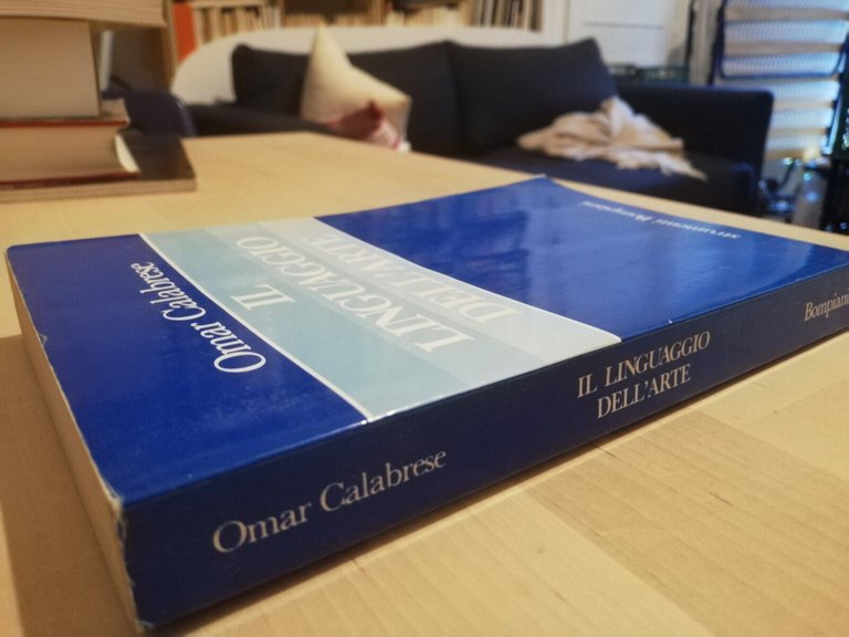 Il linguaggio dell'arte, Omar Calabrese, Bompiani, 1996