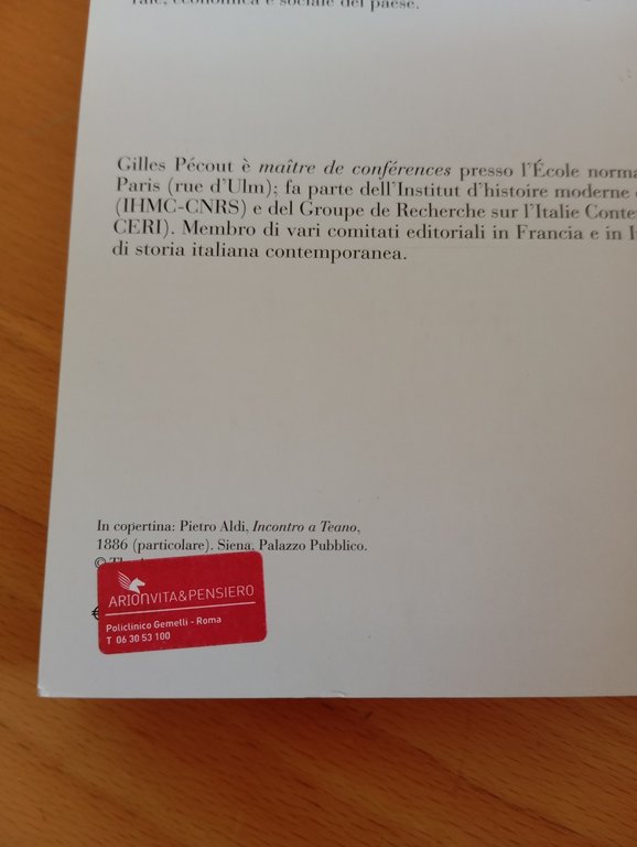 Il lungo Risorgimento. La nascita dell'Italia contemporanea, Gilles Pécout, 2011 | Immagine Gallery 6