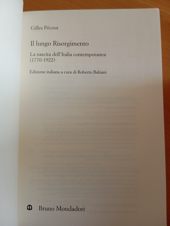 Il lungo Risorgimento. La nascita dell'Italia contemporanea, Gilles Pécout, 2011 | Immagine Gallery 8
