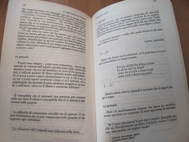 Il mestiere di vivere, Cesare Pavese, Einaudi, 1968 | Immagine Gallery 6