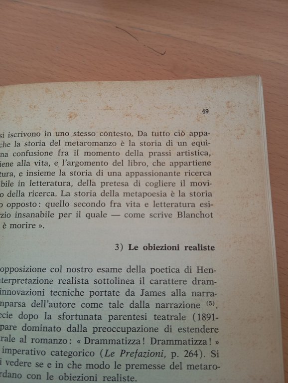 Il metaromanzo, Mario Perniola, Silva Editore, 1966