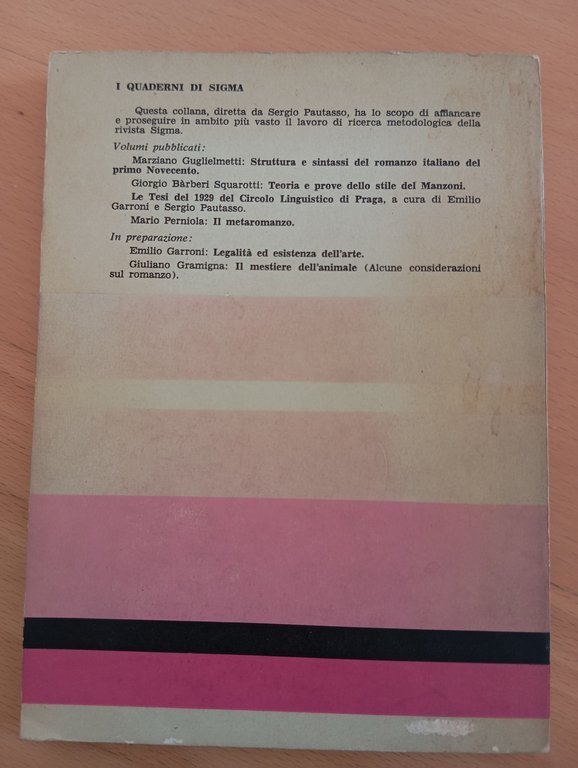 Il metaromanzo, Mario Perniola, Silva Editore, 1966