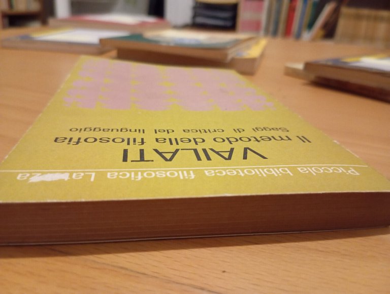 Il metodo della filosofia, Giovanni Vailati, Laterza, 1967