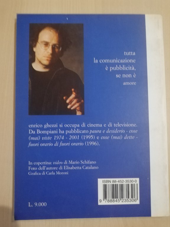 Il mezzo è l'aria, Enrico Ghezzi, 1997, Bompiani | Immagine Gallery 8