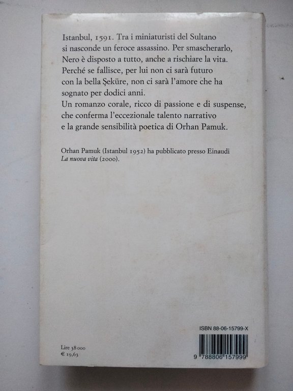 Il mio nome è rosso, Omar Pamuk, Einaudi, 2001, prima … | Immagine Gallery 2