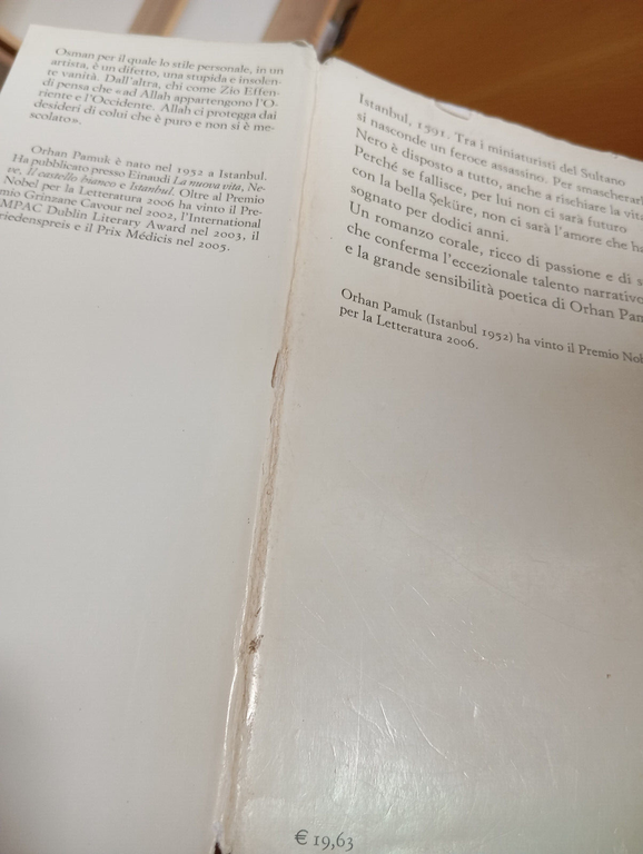 Il mio nome è rosso, Orhan Pamuk, Einaudi, 2001, prima …
