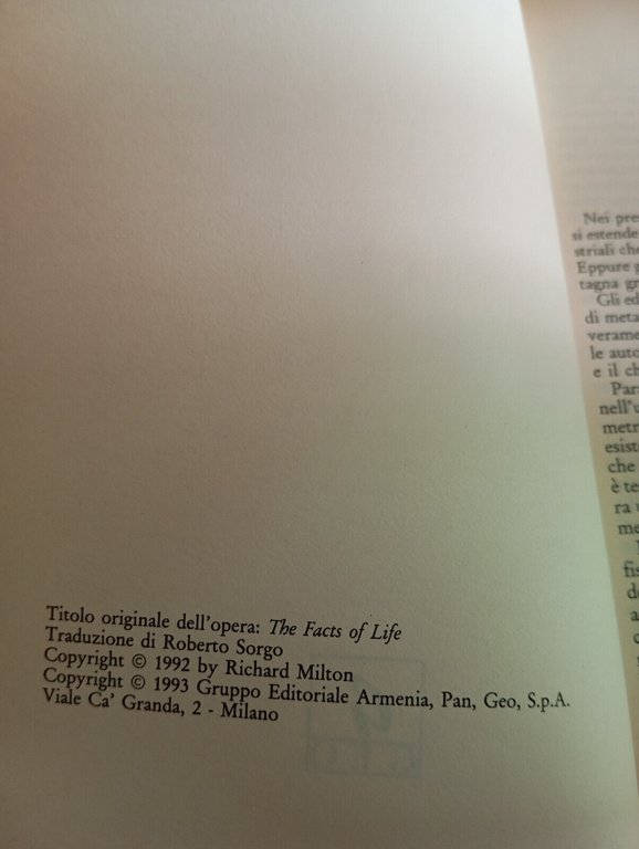 Il mistero della vita, Richard Milton, Geo, 1993