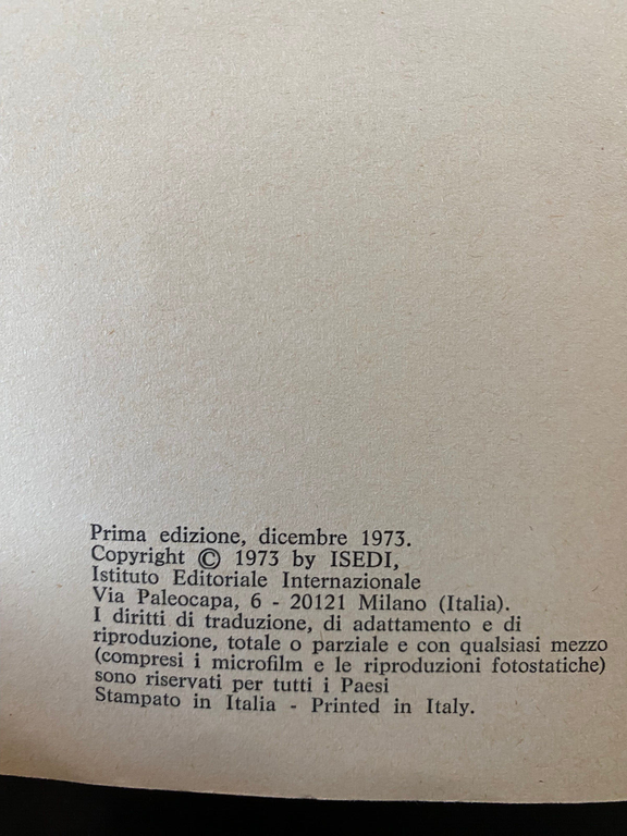 Il mito, A cura di Furio Jesi, ISEDI, 1973