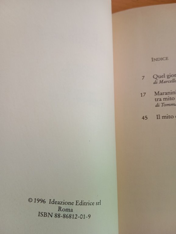 Il mito della costituzione, Giuseppe Maranini, Ideazione, 1996 | Immagine Gallery 6