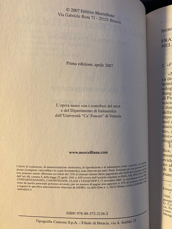 Il mito nella letteratura italiana, vol. IV, Pietro Gibellini, Morcelliana …