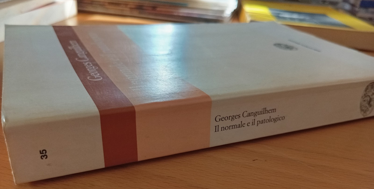 Il normale e il patologico, Georges Canguilhem, Einaudi, 1998