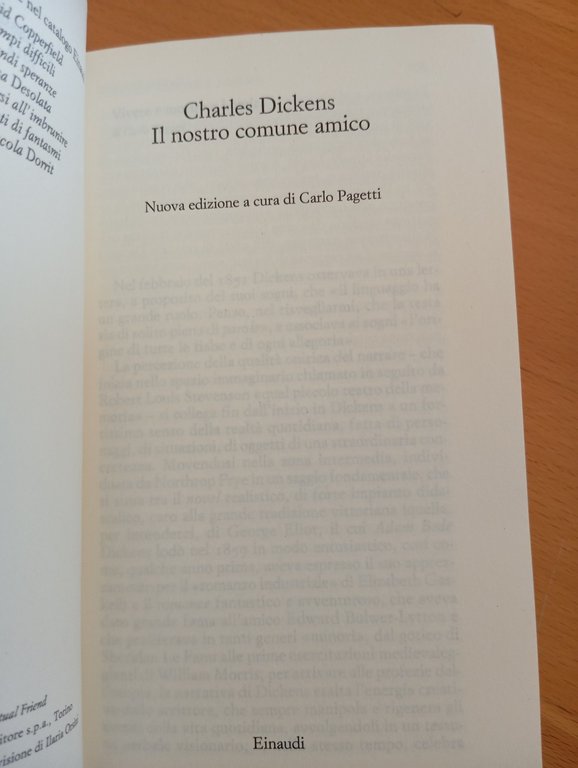 Il nostro comune amico, Charles Dickens, Einaudi, 2002 | Immagine Gallery 5