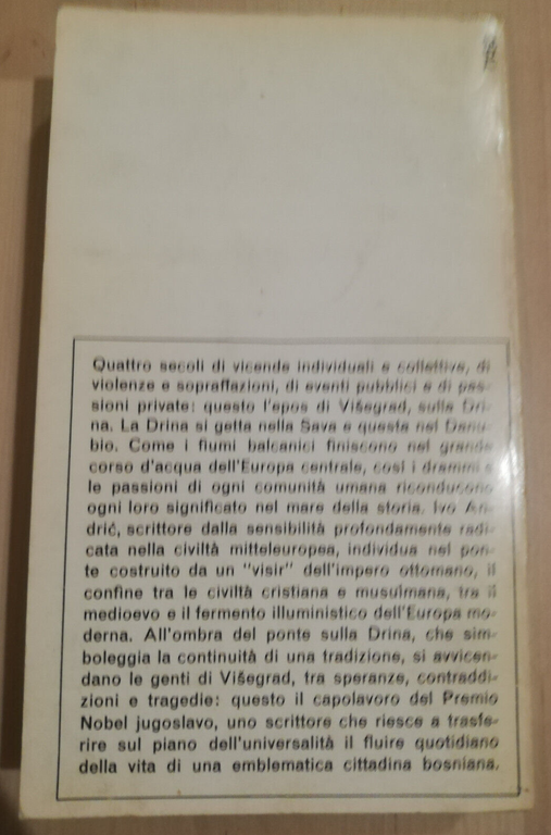 Il ponte sulla Drina, Ivo Andrić, 1967, Oscar Mondadori