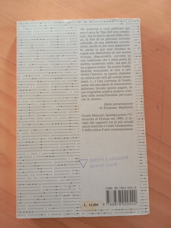 Il postmoderno e la critica, Grazia Mazzoni, Guerini e associati, …