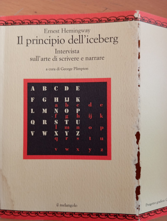 Il principio dell'iceberg, Ernest Hemingway, Il Melangolo, 1996 | Immagine Gallery 3