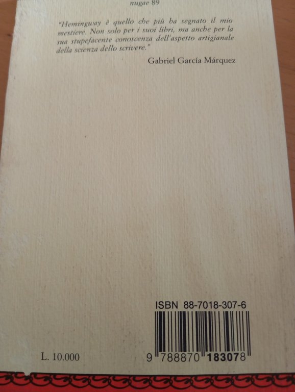 Il principio dell'iceberg, Ernest Hemingway, Il Melangolo, 1996 | Immagine Gallery 7