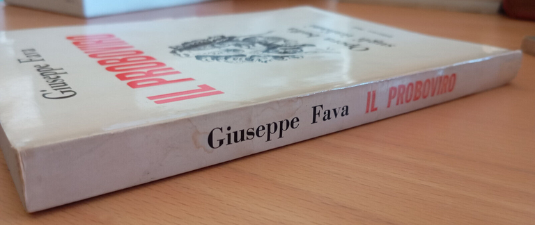 Il proboviro, Giuseppe Fava, Editrice sud, 1972