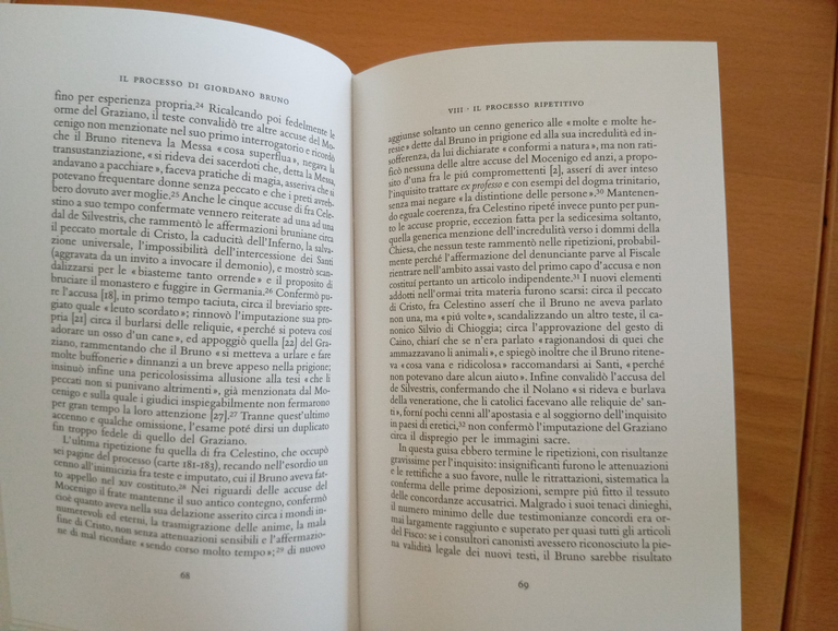 Il processo di Giordano Bruno, Luigi Firpo, Salerno Editrice, 1993