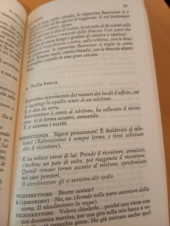 Il processo, Peter Weiss, Einaudi teatro, 1977