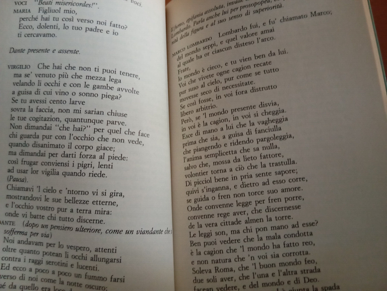 Il purgatorio - La notte lava la mente, Mario Luzi, …