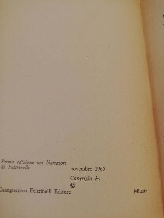 Il ragazzo morto e le comete, Goffredo Parise, 1965, Feltrinelli