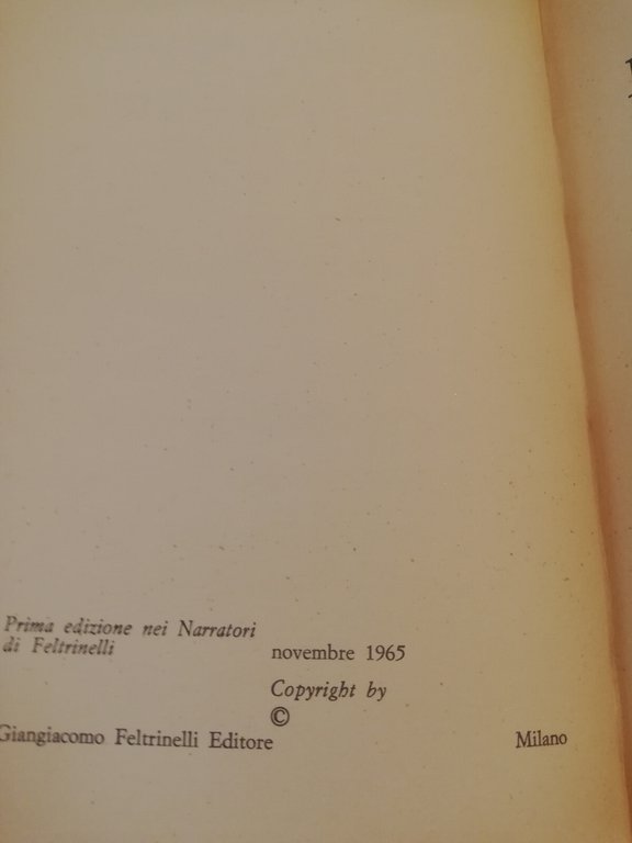 Il ragazzo morto e le comete, Goffredo Parise, 1965, Feltrinelli