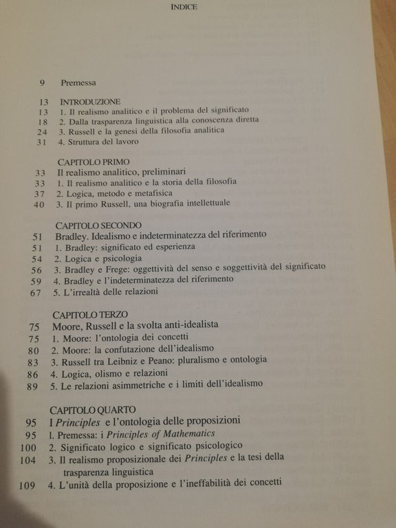 Il realismo analitico, logica primo Russell, Michele di Francesco, 1991, …