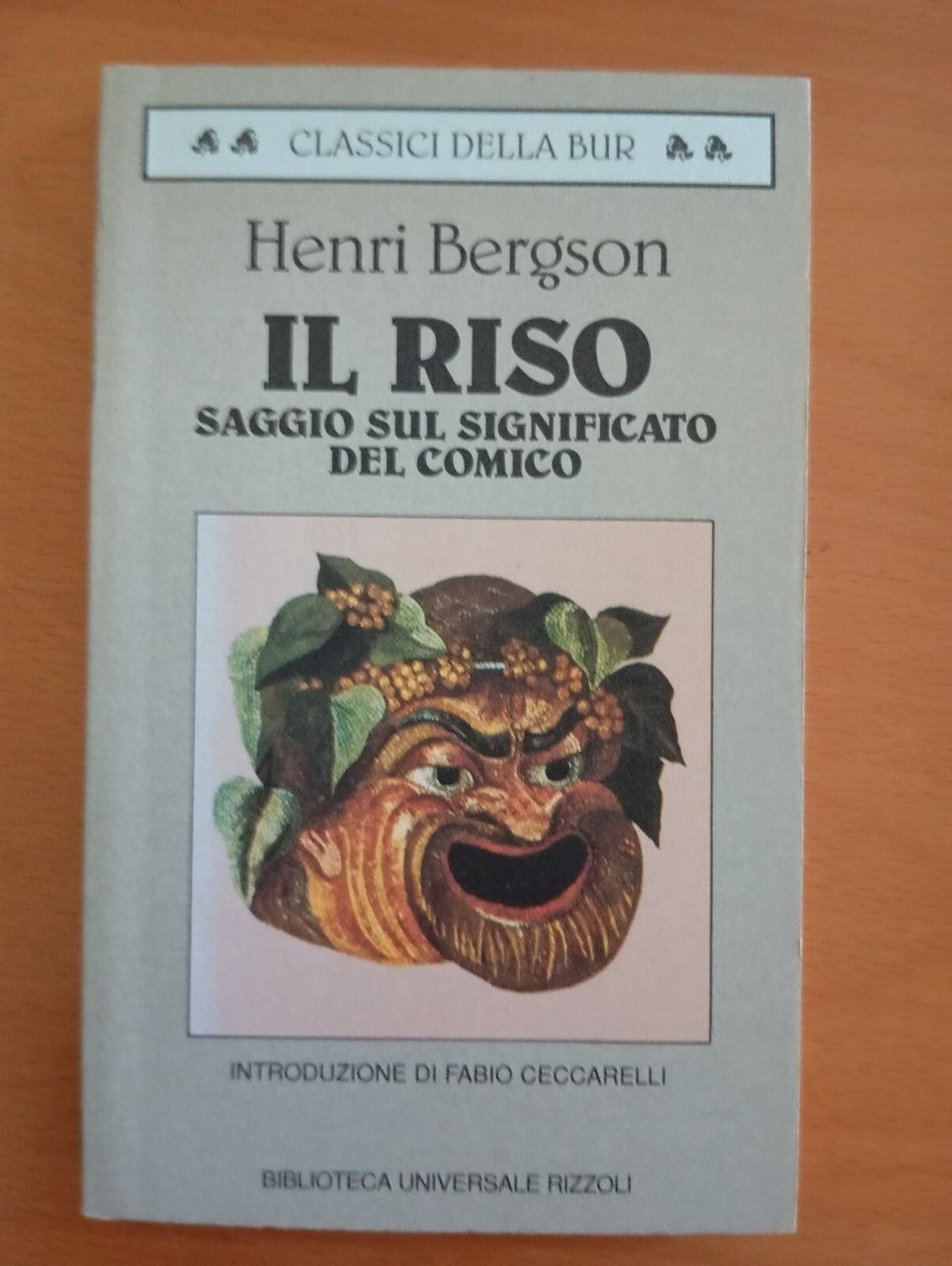 Il riso, Henri Bergson, BUR Rizzoli 1996 | Immagine principale