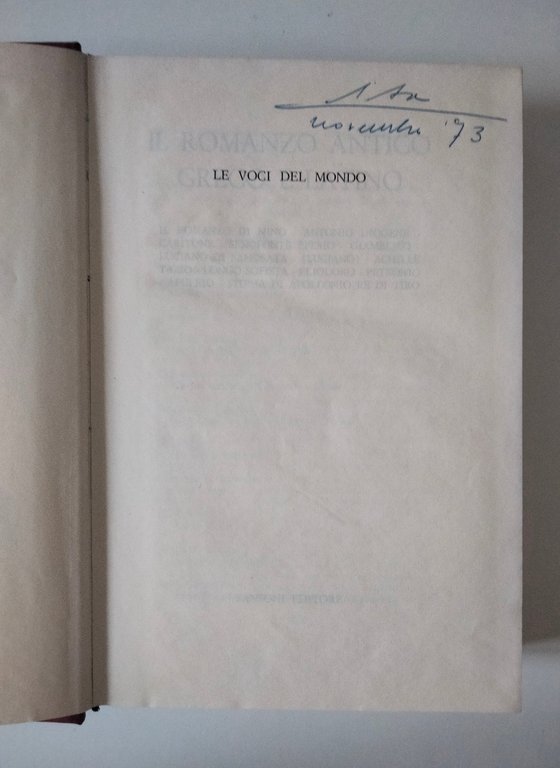 Il romanzo antico greco e latino, Q. Cataudella (a cura), … | Immagine Gallery 5