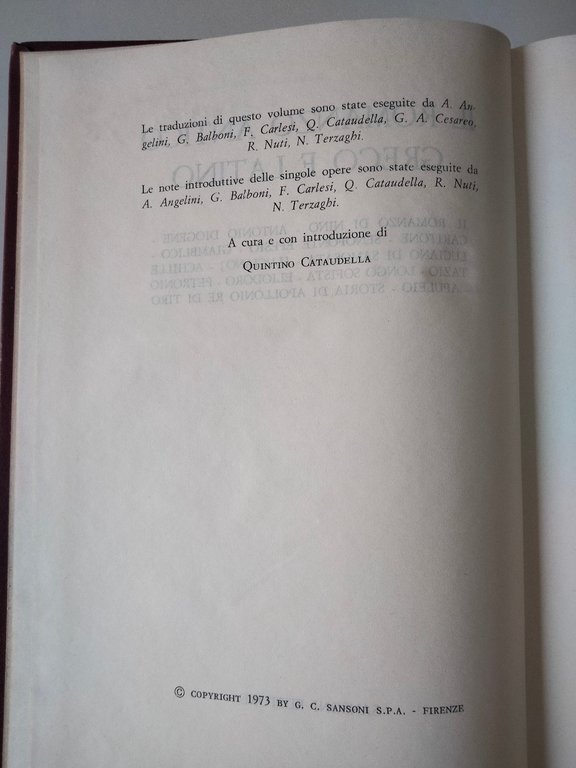 Il romanzo antico greco e latino, Q. Cataudella (a cura), … | Immagine Gallery 6
