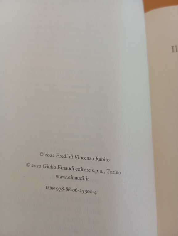 Il romanzo della vita passata, Vincenzo Rabito, Einaudi, 2022