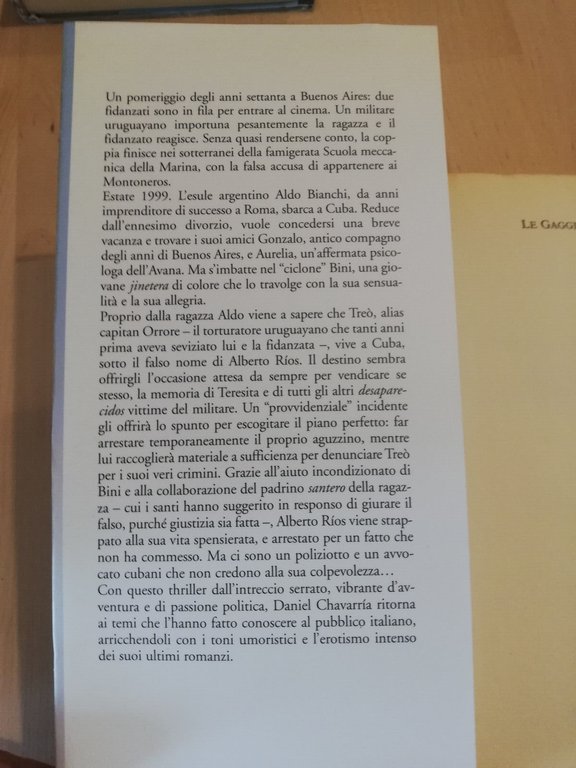 Il rosso del pappagallo, Daniel Chavarría, 2000, Marco Tropea