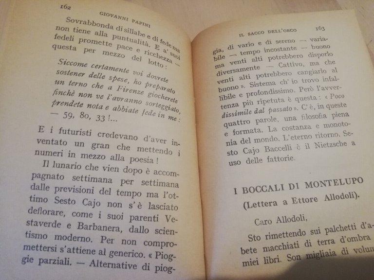 Il sacco dell'orco, Giovanni Papini, Vallecchi, 1933