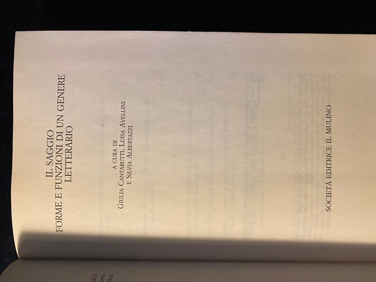 il saggio. Forme e funzioni di un genere letterario, Cantarutti, …