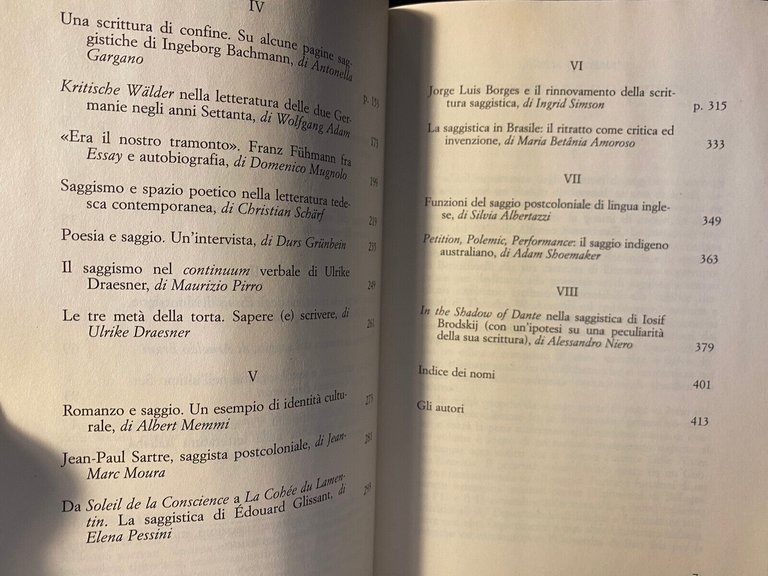 il saggio. Forme e funzioni di un genere letterario, Cantarutti, …